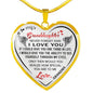 Awesome Grandma To My Granddaughter - Love, Grandma Luxury Gift Ideas For Birthday Christmas Anniversary or Special Occasion