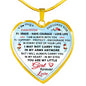 Father and Daughter Gift - To My Daughter Necklace Heart Pendant Luxury Trending Jewelry For Women