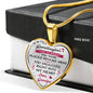 To My Granddaughter Birthday Gifts Novelty Heart Necklaces from Grandpa Granddad Grandfather