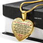 Dad To Daughter Gift Ideas from Daddy Father Papa - Inspirational Unique Novelty Luxury Necklace For Birthday Xmas Back to School or any Gift Occasion