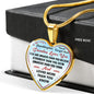 Birthday Gift For Granddaughter Luxury Heart Necklace from Grandma Grandmother
