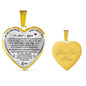 Valentine Gift For Girlfriend Lover - Novelty Inspirational Romantic Luxury Heart Necklace