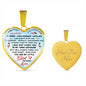 Father and Daughter Gift - To My Daughter Necklace Heart Pendant Luxury Trending Jewelry For Women