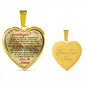 To My Granddaughter Birthday Gift Luxury Heart Necklace for Special Occasion