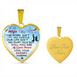 Birthday Gift, Valentine Gift Ideas, Husband and Wife Gift - Luxury Unique Inspirational Heart Necklace