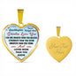 Birthday Gift For Granddaughter Luxury Heart Necklace from Grandma Grandmother