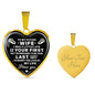 To My Girlfriend, Valentine Day Ideas for Her - Inspirational Romantic Luxury Heart Necklace Gift For Birthday, Wedding or Special Occasion.