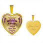 To My Gorgeous Girlfriend I Asked God For Angel He Sent Me You, Your Husband - Novelty Luxury Necklace for Birthday Valentine