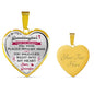 To My Granddaughter Birthday Gifts Novelty Heart Necklaces from Grandpa Granddad Grandfather