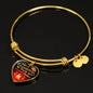 Gift for Wife - Valentine's Day Gift - To My Gorgeous Wife - Thank You For Being My Best Friend - My Naughty Lover And My Life Partner - Luxury Necklace Novelty Bangle - Wedding Anniversary Birthday Presents From Husband
