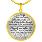 Husband and Wife Gift - Romantic Inspirational Unique Luxury Necklace Gift for Valentine's Day Wedding or Special Occasion