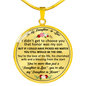 Daughter in Law Gift Ideas - Unique Novelty Inspirational Luxury Necklace For Birthday Back to School Wedding's Day