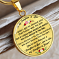 Daughter in Law Gift Ideas - Unique Novelty Inspirational Luxury Necklace For Birthday Back to School Wedding's Day