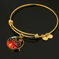 Gift for Wife - Valentine's Day Gift - To My Gorgeous Wife Thank You For Being My Best Friend - My Naughty Lover And My Life Partner - Luxury Necklace Novelty Bangle - Wedding Anniversary Birthday Presents From Husband