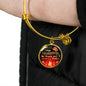 Gift for Wife - Valentine's Day Gift - To My Gorgeous Wife Thank You For Being My Best Friend - My Naughty Lover And My Life Partner - Luxury Necklace Novelty Bangle - Wedding Anniversary Birthday Presents From Husband