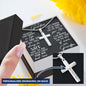To My Grandson Sentimental Gift Christian Cross Necklace Grandpa to Grandson, Present from Grandpa