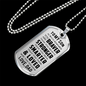 Great Dad to Son - You Are Braver Than You Believe - Great Gift for Birthday from Father Daddy - Cool Dog Tag to Your Son