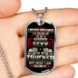 Great Gift for Truck Driver - Supper Sexy Trucker Luxury Military Dog Tag for Men Dad Papa Uncle Son