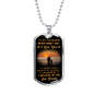 Love Gift To My Grandson Necklace From Grandpa Grandfather - Best present for Anniversary Present or Birthday Gifts