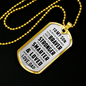 Great Dad to Son - You Are Braver Than You Believe - Great Gift for Birthday from Father Daddy - Cool Dog Tag to Your Son