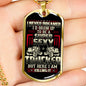 Great Gift for Truck Driver - Supper Sexy Trucker Luxury Military Dog Tag for Men Dad Papa Uncle Son
