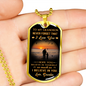 Love Gift To My Grandson Necklace From Grandpa Grandfather - Best present for Anniversary Present or Birthday Gifts