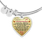 Great Dad To My Daughter Novelty Unique Luxury Bangle Gift - Daughter Gift from Daddy Father For Xmas Birthday or Special Occasion.