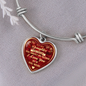 uxury Bangle Birthday Gift for Step Daughter - Even Though You Aren't My Blood I Love You As If You Were - Great Gift From Step Father Mother