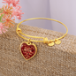 uxury Bangle Birthday Gift for Step Daughter - Even Though You Aren't My Blood I Love You As If You Were - Great Gift From Step Father Mother