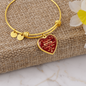 uxury Bangle Birthday Gift for Step Daughter - Even Though You Aren't My Blood I Love You As If You Were - Great Gift From Step Father Mother