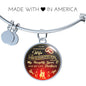 Gift for Wife - Valentine's Day Gift - To My Gorgeous Wife Thank You For Being My Best Friend - My Naughty Lover And My Life Partner - Luxury Necklace Novelty Bangle - Wedding Anniversary Birthday Presents From Husband