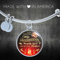 Gift for Wife - Valentine's Day Gift - To My Gorgeous Wife Thank You For Being My Best Friend - My Naughty Lover And My Life Partner - Luxury Necklace Novelty Bangle - Wedding Anniversary Birthday Presents From Husband