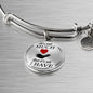 Birthday Gift, Valentine Gift Ideas, Husband and Wife Gift - Luxury Charm Bangle