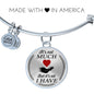 Birthday Gift, Valentine Gift Ideas, Husband and Wife Gift - Luxury Charm Bangle