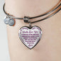 Great Gift To My Wonderful Daughter Inspirational Jewelry Necklace Heart Pendant - Perfect Present From Dad Father for Birthday Graduation Back to School or Any Special Occasion Anniversary