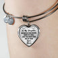 Daughter Gift Ideas From Mom Mother Aunt - Inspirational Jewelry Necklace Heart Pendant - Perfect for Birthday Graduation Back to School or Any Special Occasion Anniversary