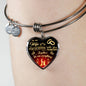 Valentine's Day Gift - To My Wife Without You I Am Nothing With You I'm Something Together We're Everything - Luxury Necklace Novelty Bangle Birthday Presents From Husband Lover