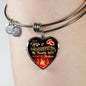 Gift for Wife - Valentine's Day Gift - To My Gorgeous Wife - Thank You For Being My Best Friend - My Naughty Lover And My Life Partner - Luxury Necklace Novelty Bangle - Wedding Anniversary Birthday Presents From Husband