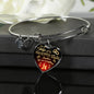 Valentine's Day Gift - To My Wife Without You I Am Nothing With You I'm Something Together We're Everything - Luxury Necklace Novelty Bangle Birthday Presents From Husband Lover
