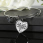 Daughter Gift Ideas From Mom Mother Aunt - Inspirational Jewelry Necklace Heart Pendant - Perfect for Birthday Graduation Back to School or Any Special Occasion Anniversary