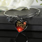 Gift for Wife - Valentine's Day Gift - To My Gorgeous Wife - Thank You For Being My Best Friend - My Naughty Lover And My Life Partner - Luxury Necklace Novelty Bangle - Wedding Anniversary Birthday Presents From Husband