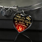 Valentine's Day Gift - To My Wife Without You I Am Nothing With You I'm Something Together We're Everything - Luxury Necklace Novelty Bangle Birthday Presents From Husband Lover