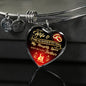 Gift for Wife - Valentine's Day Gift - To My Gorgeous Wife - Thank You For Being My Best Friend - My Naughty Lover And My Life Partner - Luxury Necklace Novelty Bangle - Wedding Anniversary Birthday Presents From Husband