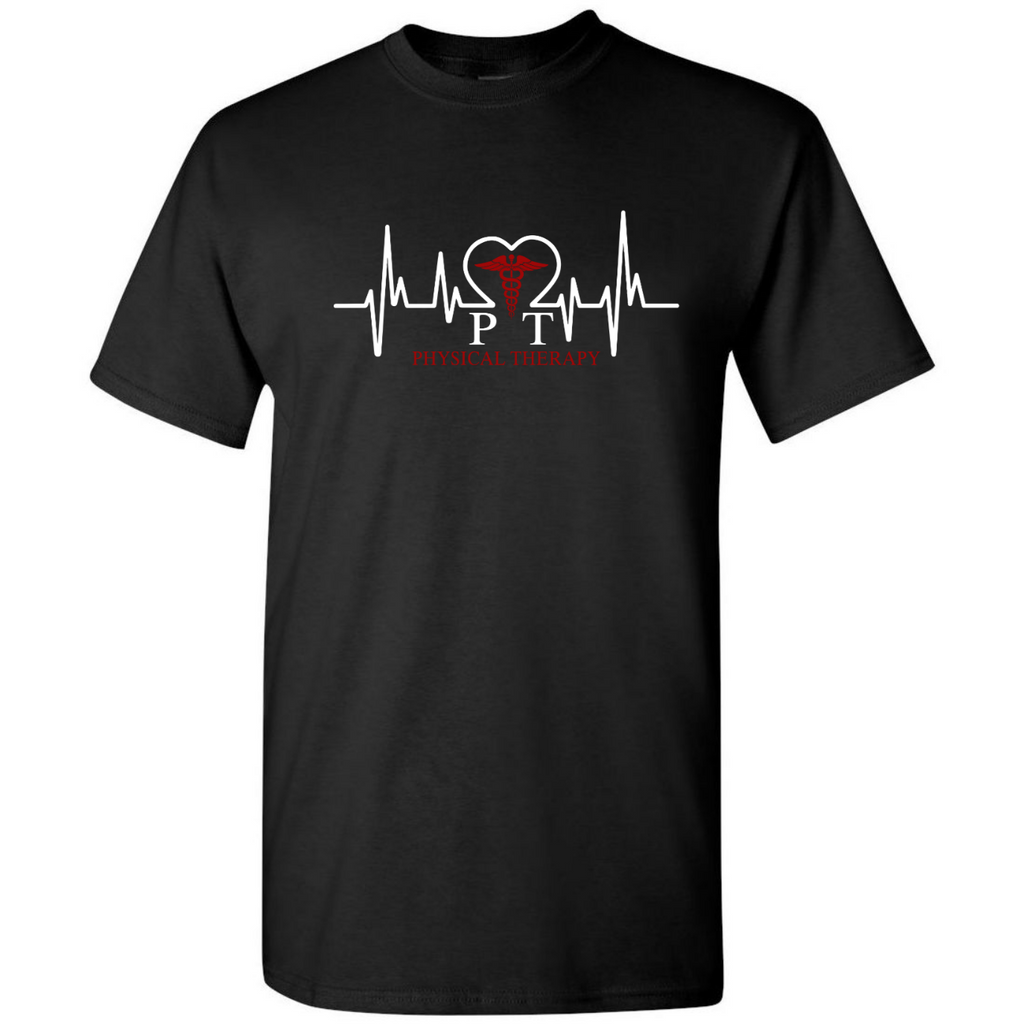 Physical Therapy Therapist Heartbeat Gift Physiotherapy Orthopedists Gildan Unisex T-Shirt (USPF-134712789045)