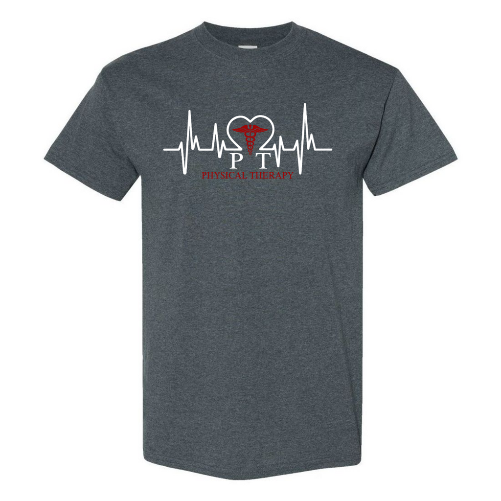 Physical Therapy Therapist Heartbeat Gift Physiotherapy Orthopedists Gildan Unisex T-Shirt (USPF-134712789045)