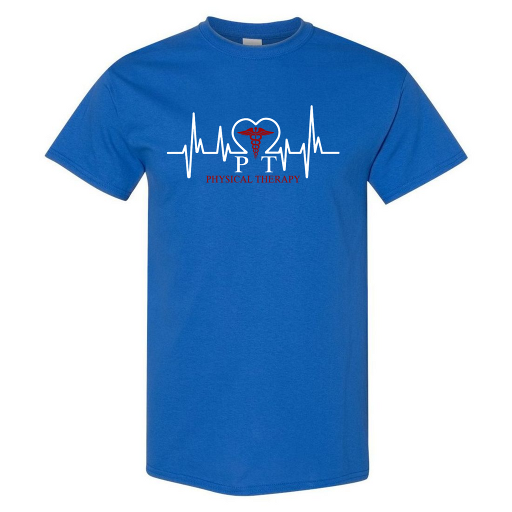 Physical Therapy Therapist Heartbeat Gift Physiotherapy Orthopedists Gildan Unisex T-Shirt (USPF-134712789045)