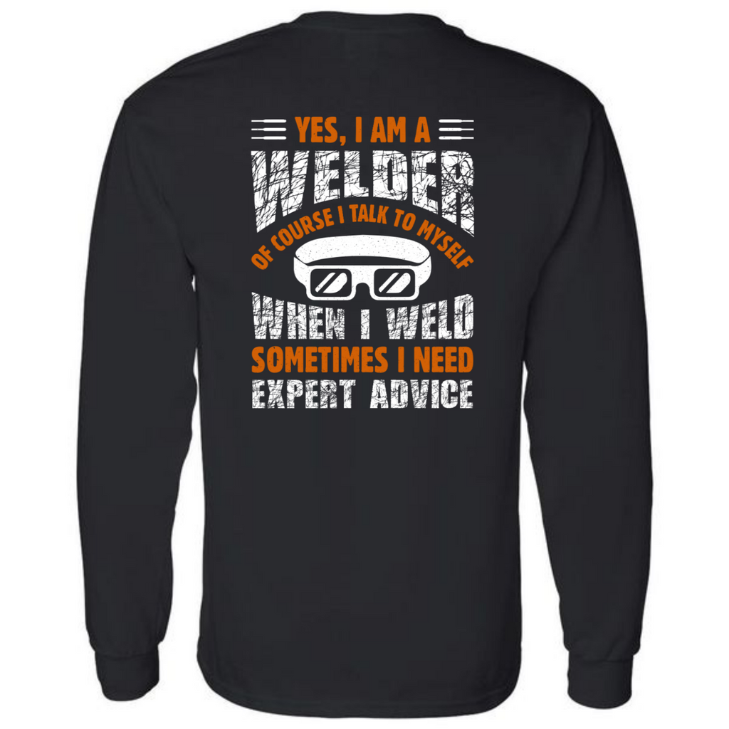 Funny Welding T-shirt Design Metal Worker Welder Blacksmith Worker Fabricator LOng Sleeve Gildan Tee (USPF-135390624577)