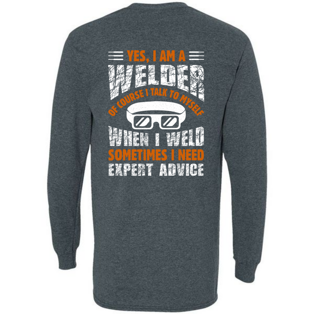 Funny Welding T-shirt Design Metal Worker Welder Blacksmith Worker Fabricator LOng Sleeve Gildan Tee (USPF-135390624577)