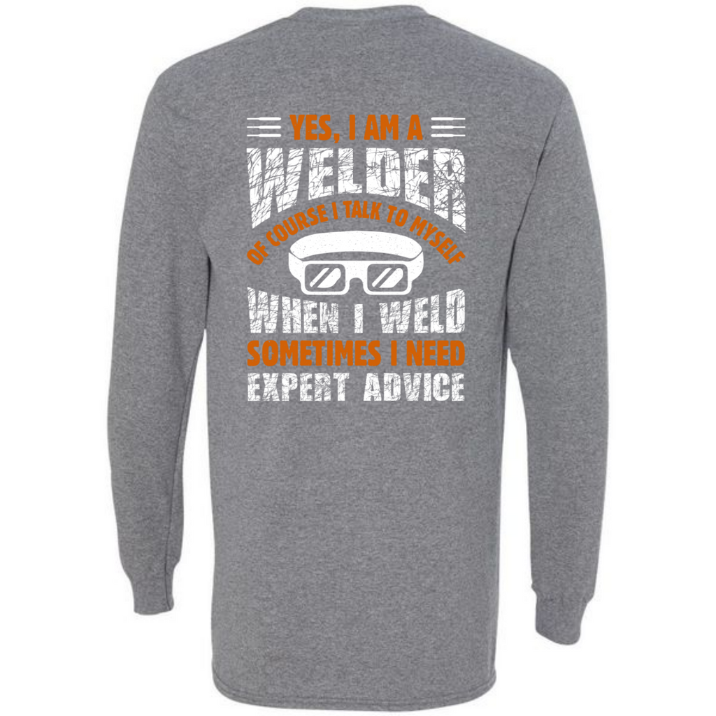 Funny Welding T-shirt Design Metal Worker Welder Blacksmith Worker Fabricator LOng Sleeve Gildan Tee (USPF-135390624577)
