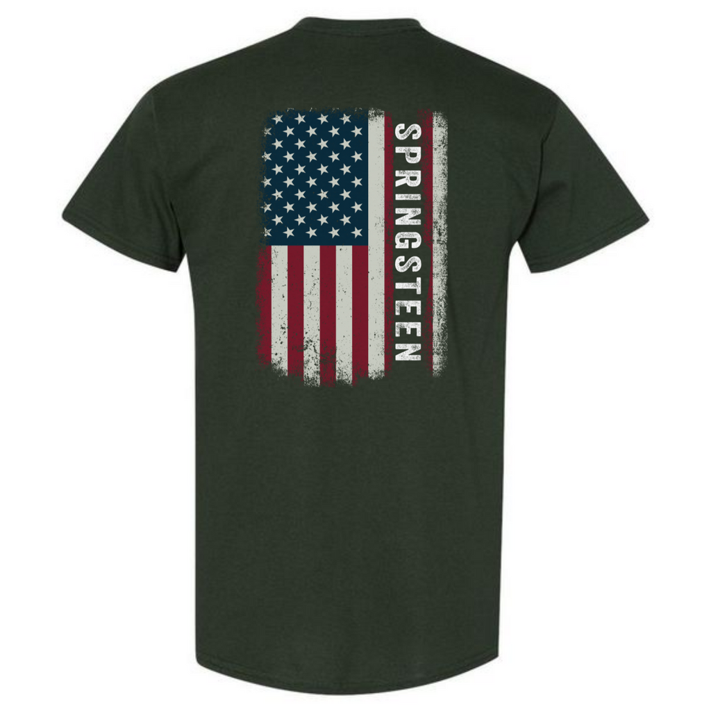 E STREET NATION, SPRINGSTEEN, US Flag Personalized Patriotic Custom T-shirt (USPF-135478514184)